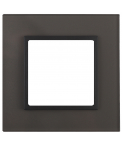 картинка Рамка 1-я стекло серый+антрацит Elegance ЭРА !!! от магазина Электротехника