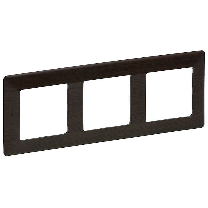 картинка Рамка  3-пост. Темное дерево Valena LIFE от магазина Электротехника
