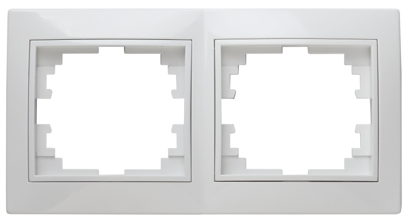 картинка Рамка 2-я белая Intro Plano  от магазина Электротехника