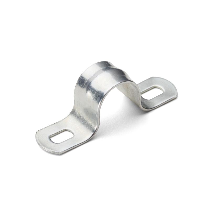 картинка Скоба металлическая 50мм двухлапковая от магазина Электротехника