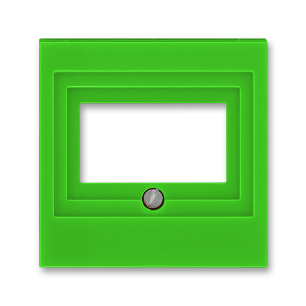 картинка Накладка розеток USB / HDMI / VGA зелёный LEVIT от магазина Электротехника