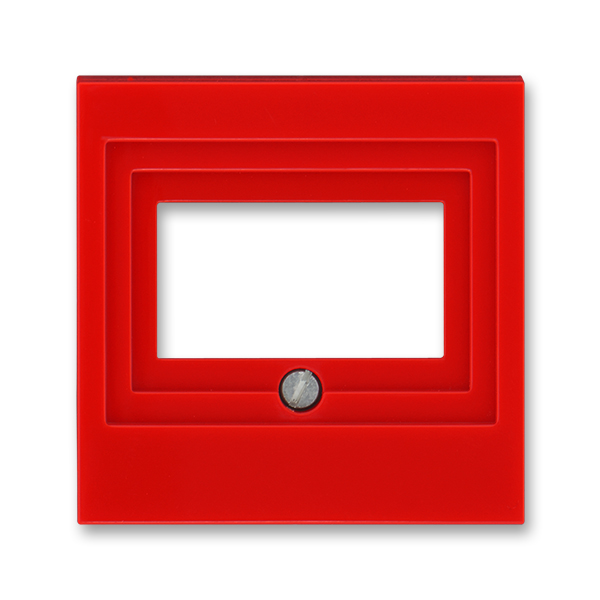 картинка Накладка для розеток USB/HDMI/VGA красный LEVIT от магазина Электротехника