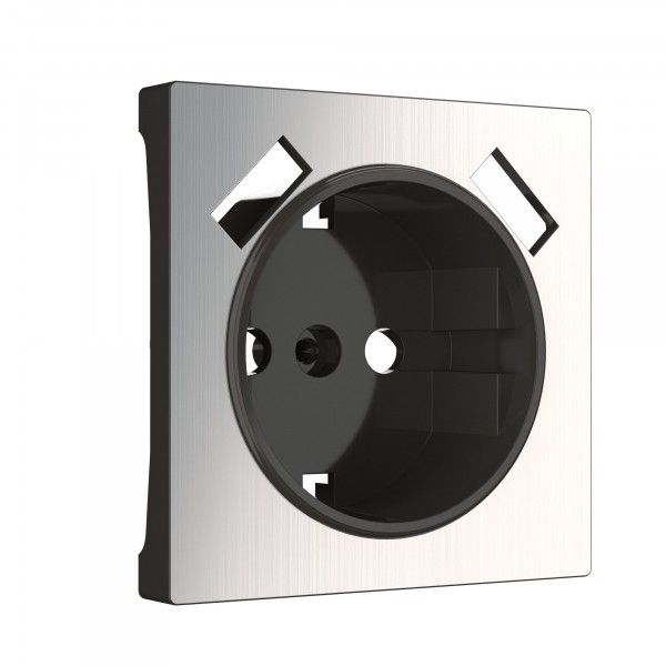 картинка Накладка для USB розетки глянцевый никель Werkel от магазина Электротехника