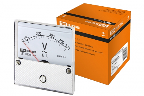 картинка Вольтметр серии В80П  500В - 2.5  TDM от магазина Электротехника