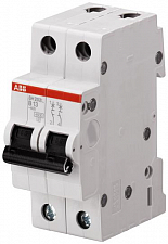 картинка Выключатель автоматический 2-пол.  4А 6,0кА С (SH202 C4) АВВ от магазина Электротехника