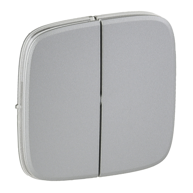 картинка Клавиша 2-я выключателя Алюминий Valena Allure от магазина Электротехника