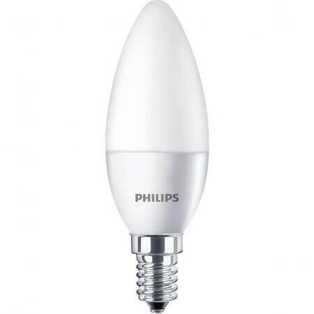 картинка Лампа LED  6 Вт Е14 (500lm) 2700K "свеча" 230B Philips от магазина Электротехника
