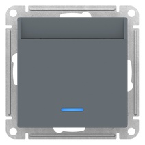 картинка Выключатель карточный 10А СУ механизм грифель ATLAS DESIGN от магазина Электротехника