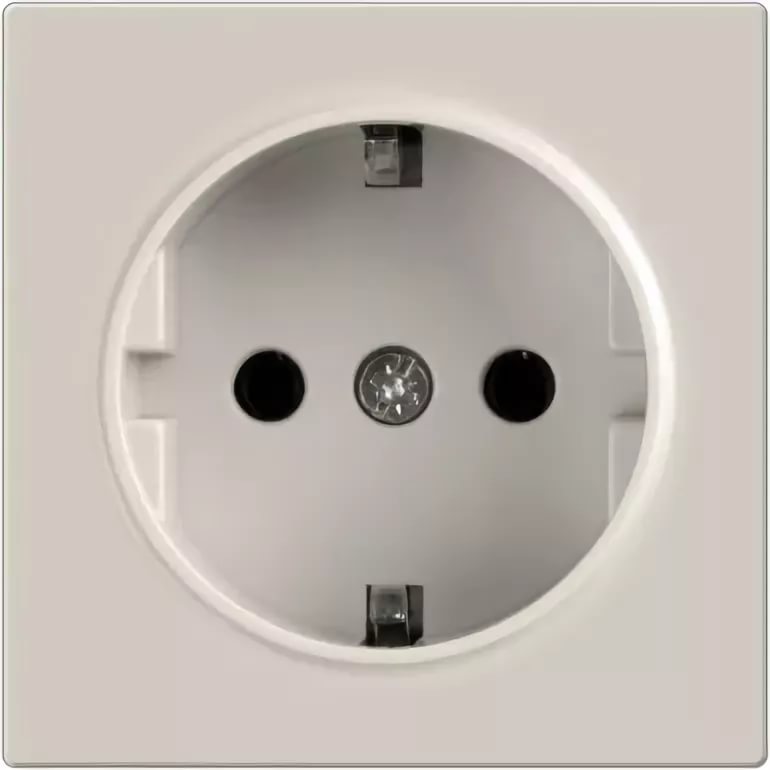 картинка Розетка 1-я 2P+E 16А СУ механизм слоновая кость Werkel от магазина Электротехника