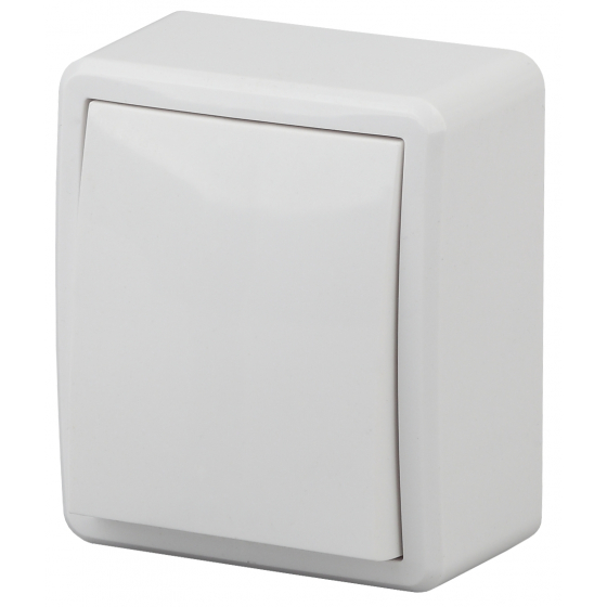 картинка Выключатель 1-кл. IP20, 10А-250В, ОУ, белый Эксперт ЭРА от магазина Электротехника