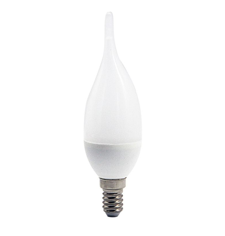 картинка Лампа LED  8Вт Е14 (650lm) 4000К "свеча на ветру" Фарлайт от магазина Электротехника