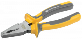 картинка Пассатижи 180мм, 2-х компонентные рукоятки Master IEK от магазина Электротехника