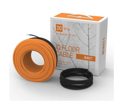 картинка Греющий кабель IQ FLOOR CABLE (20),  90м (1800Вт) от магазина Электротехника