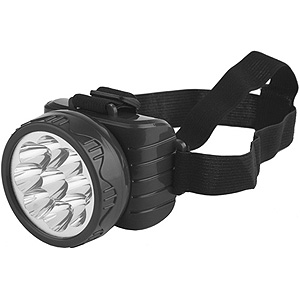 картинка Фонарь налобный LED 0,8Вт 50Лм, 9Led аккум., 0,9Ач. ЗУ 220V ТРОФИ ЭРА от магазина Электротехника