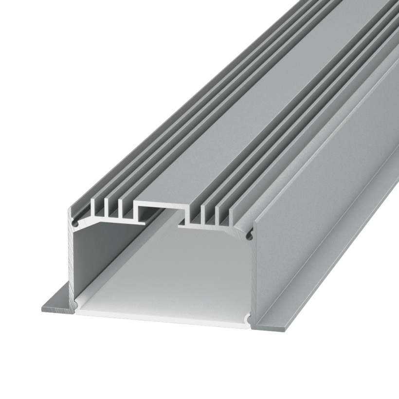 картинка Профиль алюминиевый 63х32х2500мм встраиваемый РЕ63-2,5м SWG от магазина Электротехника