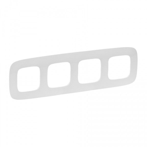 картинка Рамка 4-пост. универсальная Белый Valena ALLURE !!! от магазина Электротехника