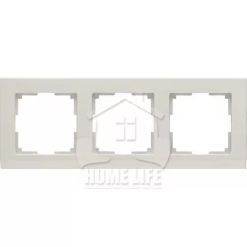 картинка Рамка 3-пост. слоновая кость Stark от магазина Электротехника
