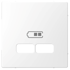 картинка Накладка розетки 2-ой USB белый лотос D-Life Merten от магазина Электротехника