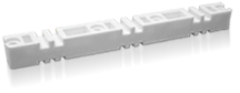 картинка Изолятор шинный плоский ИШП для шин 5 и 10мм. (L=370мм.) TDM от магазина Электротехника