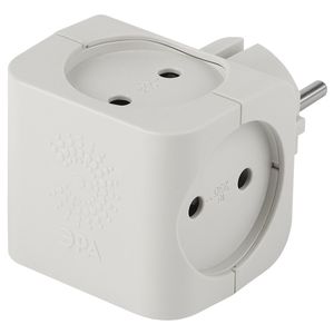 картинка Тройник 4-гн. 2P белый ЭРА от магазина Электротехника