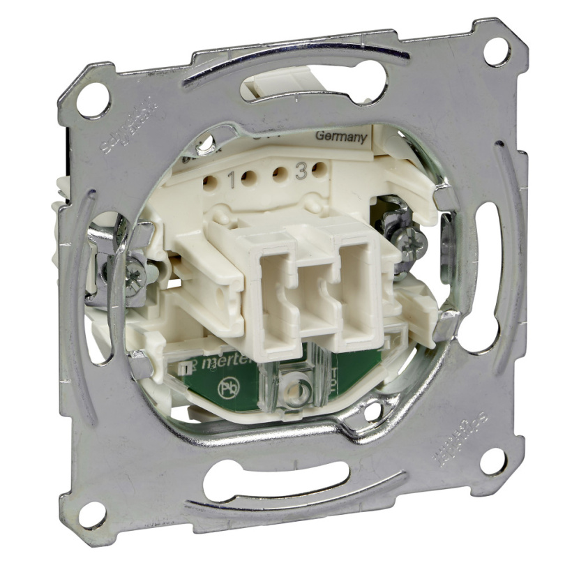 картинка Механизм переключателя 1-кл перекрестного с подсветкой   Merten от магазина Электротехника
