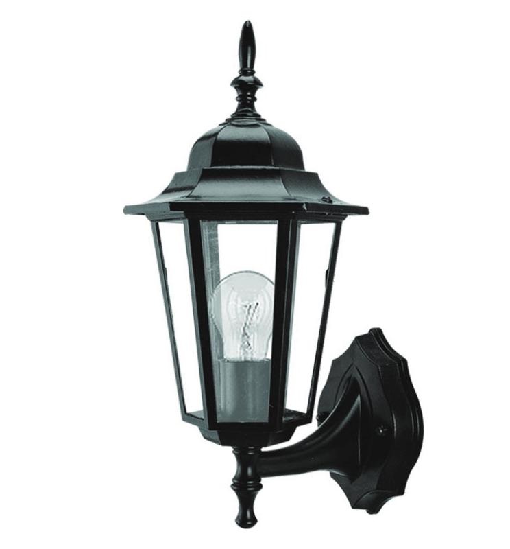 картинка Светильник-бра ул. "ФОНАРЬ 4-гр."  100Вт Е27 IP33 алюм. чёрн. Camelion от магазина Электротехника