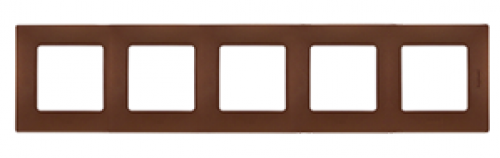 картинка Рамка 5-пост. какао Etika от магазина Электротехника