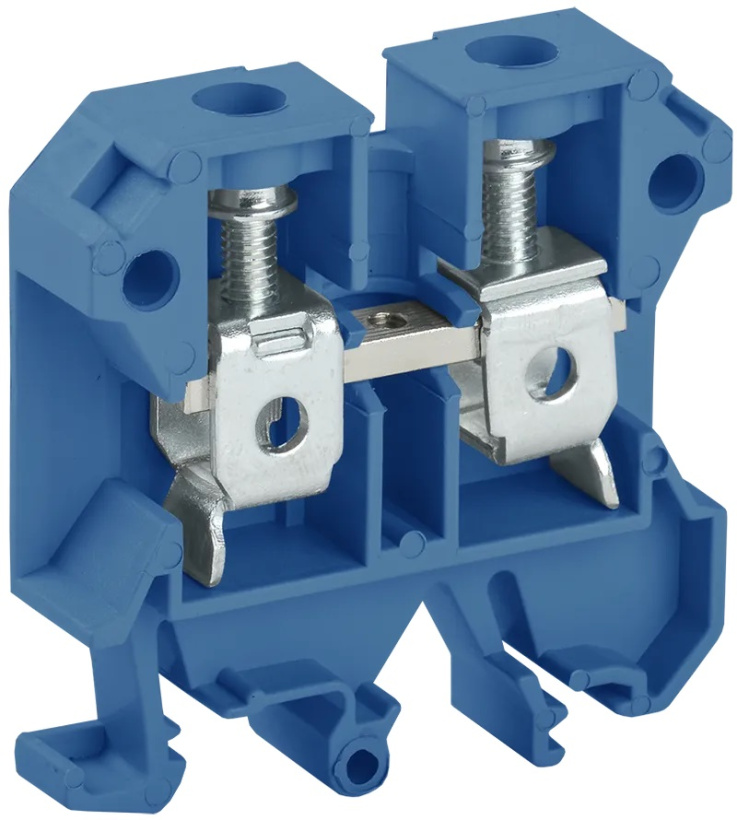 картинка Клемма винтовая КВИ-16мм2 синяя IEK !!! от магазина Электротехника
