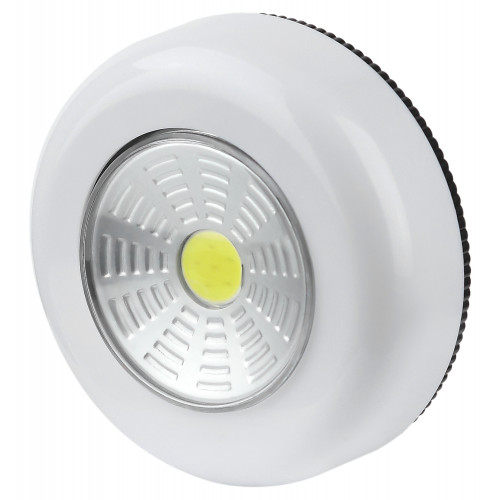 картинка Фонарь-пушлайт LED 3xAAA,белый Трофи от магазина Электротехника