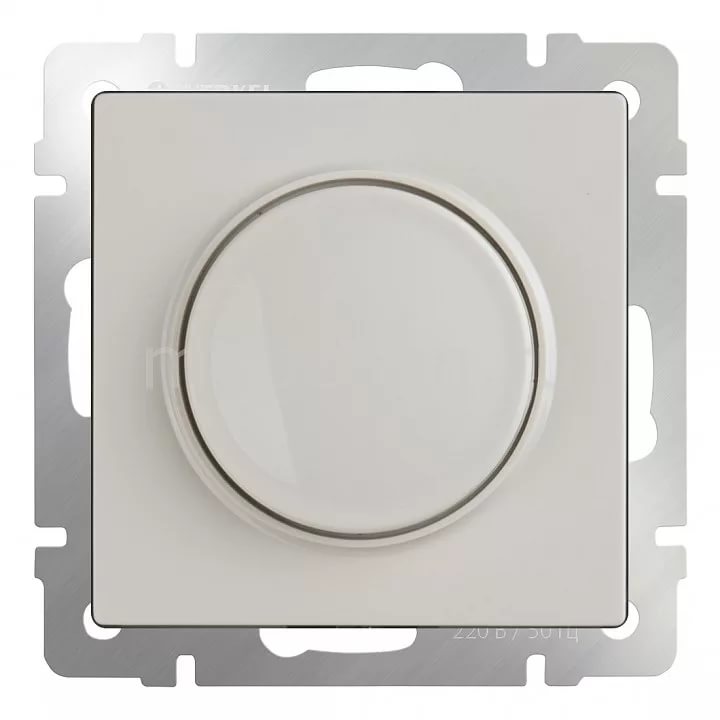 картинка Диммер 10А СУ 600Вт слоновая кость Werkel от магазина Электротехника