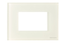 картинка Рамка 3-мод, цвет Стекло Белое, Zenit, ABB  от магазина Электротехника