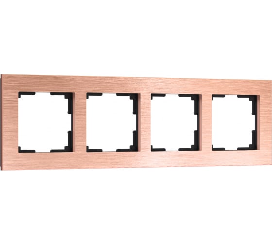 картинка Рамка 4-пост. бронза WERKEL от магазина Электротехника
