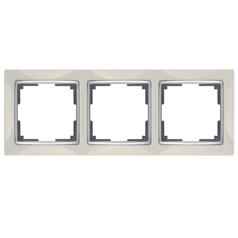 картинка Рамка 3-пост. слон.кость со вставкой слон.кость Snabb basic   от магазина Электротехника