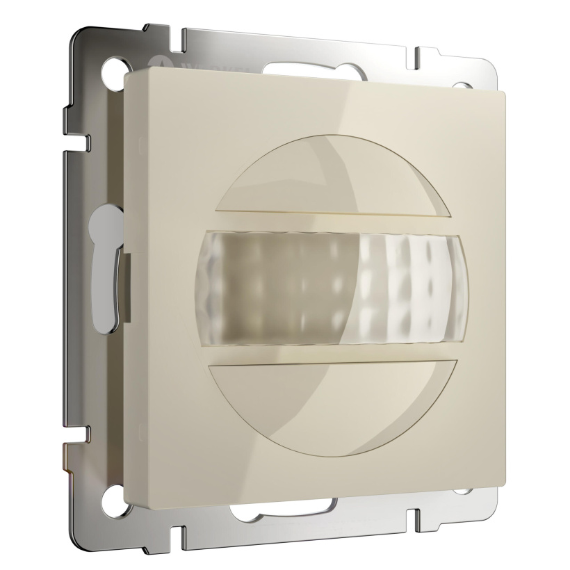 картинка Датчик движения 500Вт СУ слоновая кость Werkel от магазина Электротехника