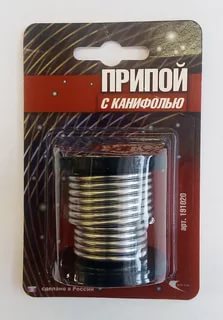 картинка Припой ПОС-61 с канифолью катушка 2,0мм 100г (блистер) от магазина Электротехника