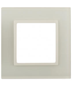 картинка Рамка 1-я стекло сл.кость+сл. кость Elegance Э РА !!! от магазина Электротехника