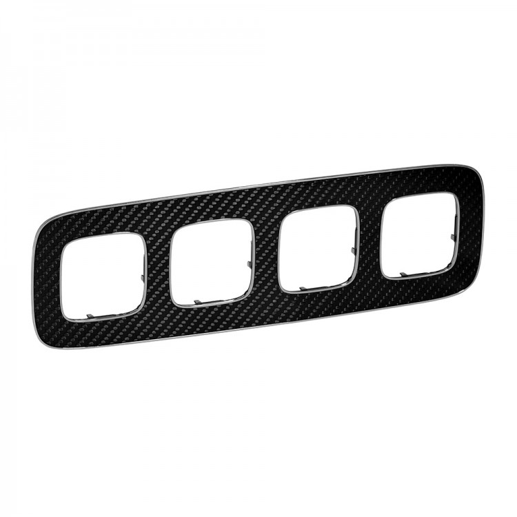 картинка Рамка 4-пост. универсальная Карбон Valena ALLURE от магазина Электротехника