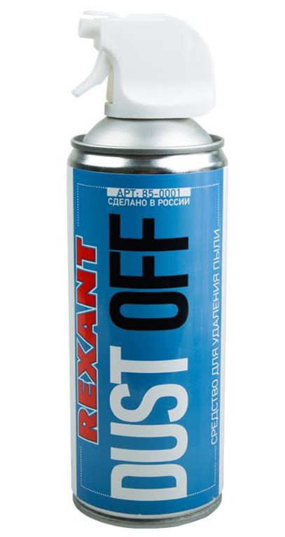 картинка Очиститель пневматический высокого давления DUST OFF 400мл REXANT от магазина Электротехника