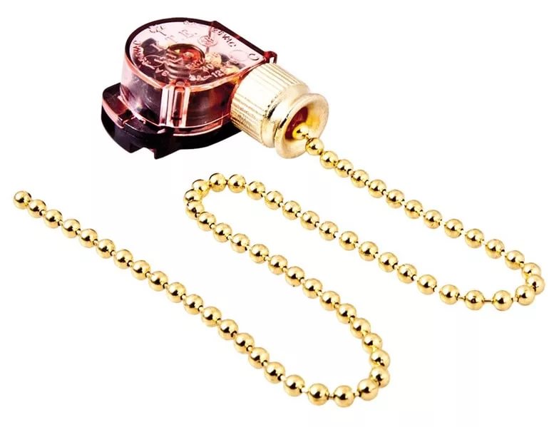 картинка Выключатель-цепочка Золото PROCONNECT Rexant от магазина Электротехника