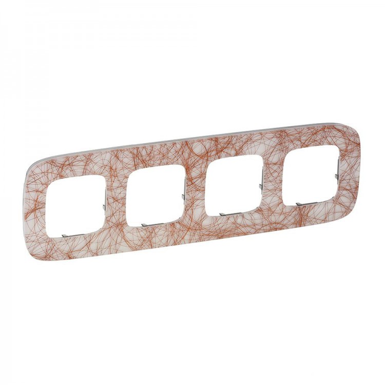 картинка Рамка 4-пост. универсальная Итальянская фантазия Valena ALLURE от магазина Электротехника