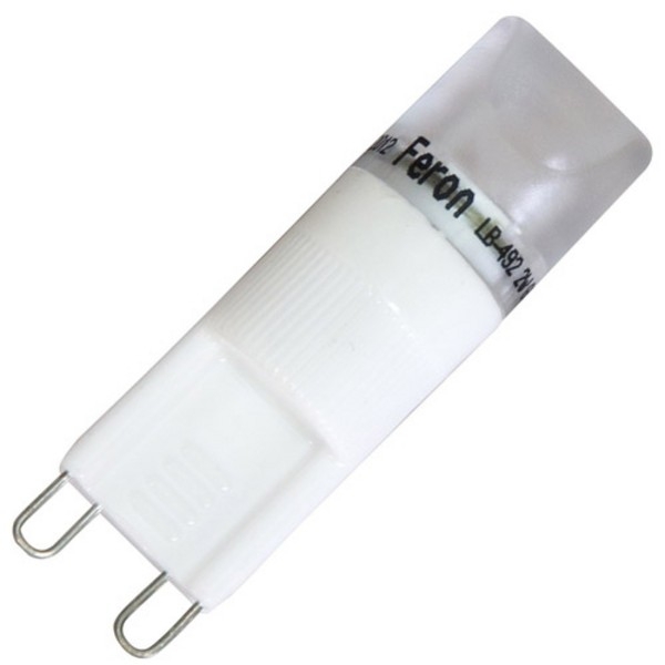 картинка Лампа LED  2Вт G9 (160lm) 2Вт 2700K 230V LB-492 "капсула" Feron от магазина Электротехника