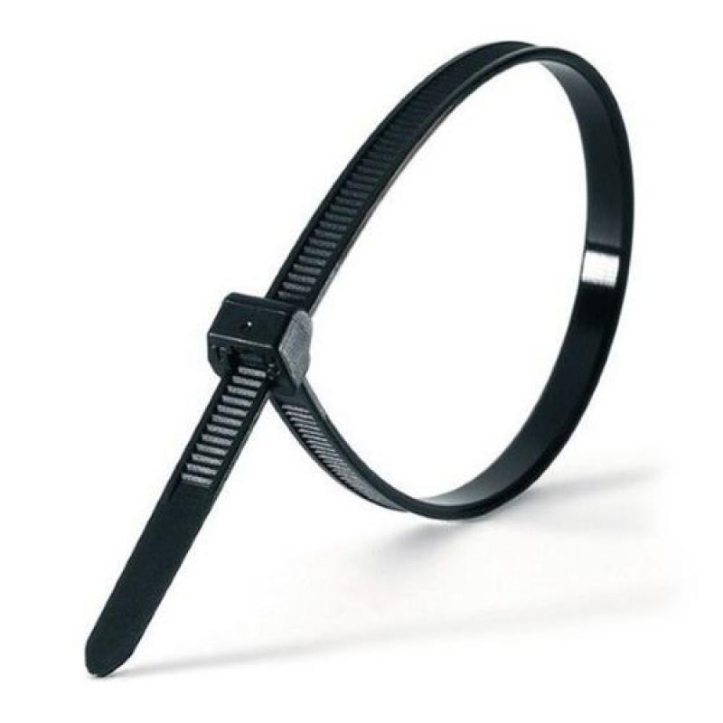 картинка Кабельные стяжки 300х7,8мм черные (уп.100 шт.) ABB от магазина Электротехника