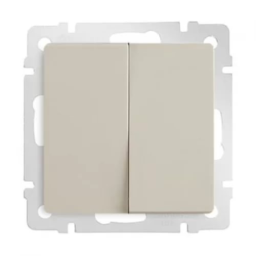 картинка Выключатель 2-кл. 10А СУ проходной механизм слоновая кость Werkel от магазина Электротехника