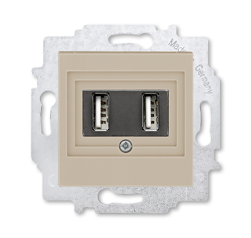 картинка USB зарядка двойная кофе макиато LEVIT от магазина Электротехника