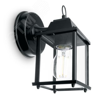 картинка Светильник-НБУ-60w вниз Е27 IP44 черный PL200 FERON от магазина Электротехника