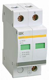 картинка Ограничитель имп. перенапр. ОПС1-D 2Р In=5kA  Un=230B Im=10kA IEK от магазина Электротехника