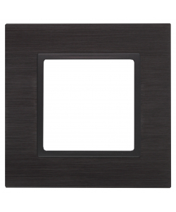 картинка Рамка 1-я металл черный+антрацит Elegance ЭРА !!! от магазина Электротехника