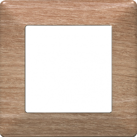 картинка Рамка  1-пост. Светлое дерево Valena LIFE от магазина Электротехника