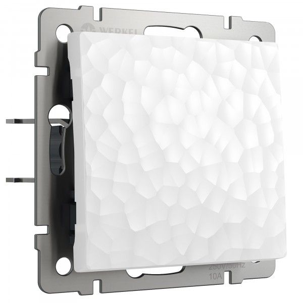 картинка Выключатель 1-кл. 10А СУ механизм белый Hammer Werkel от магазина Электротехника