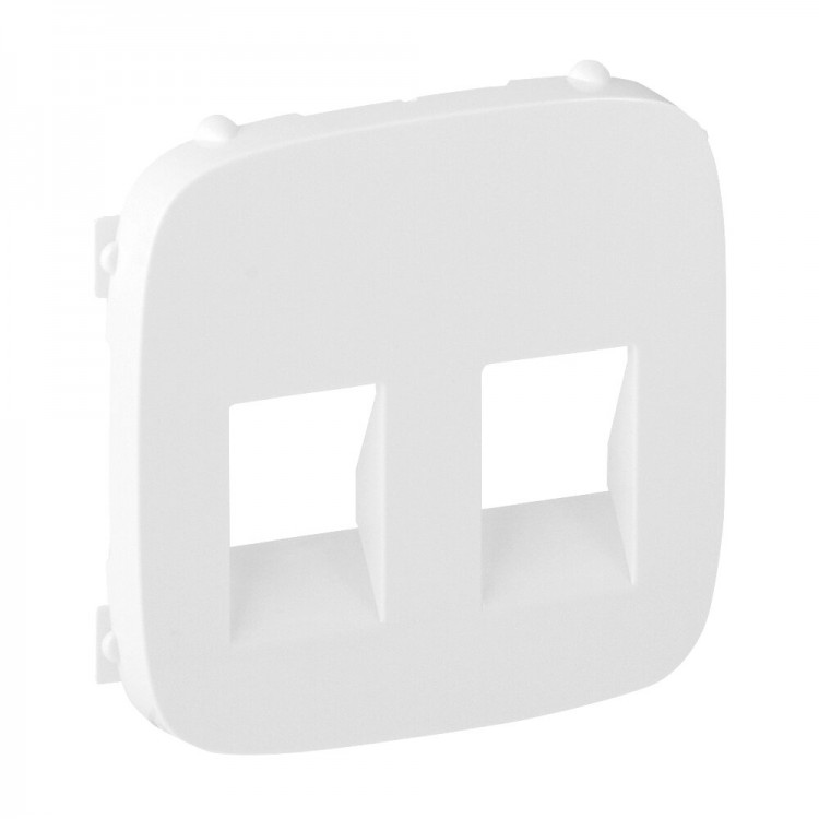 картинка Накладка аудиорозетки 2-й Белый Valena Allure от магазина Электротехника